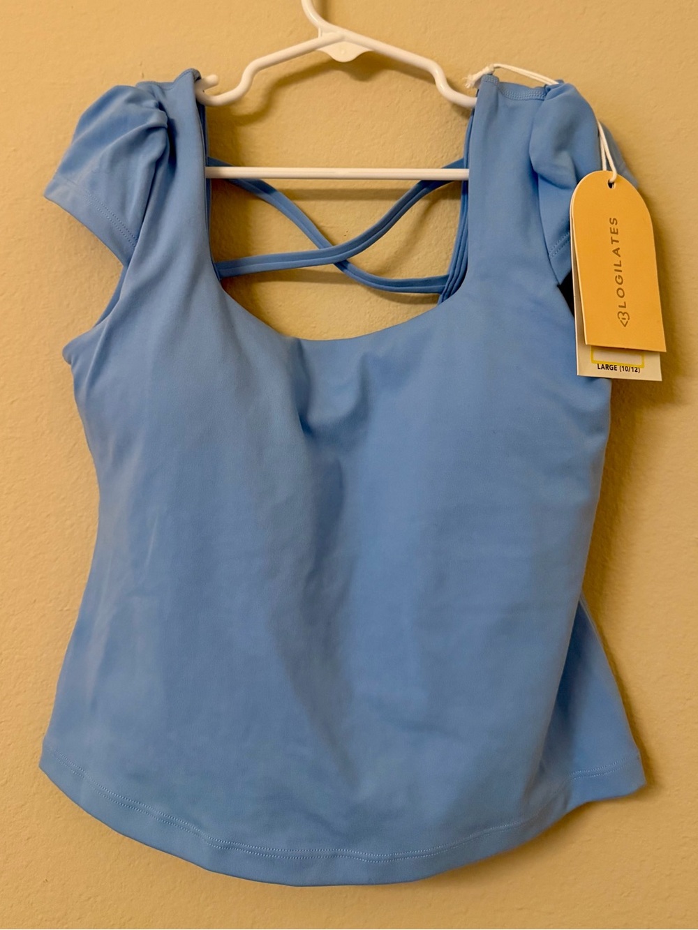 NWT Blogilates Girls Princess Cap Sleeve Tee (size L)